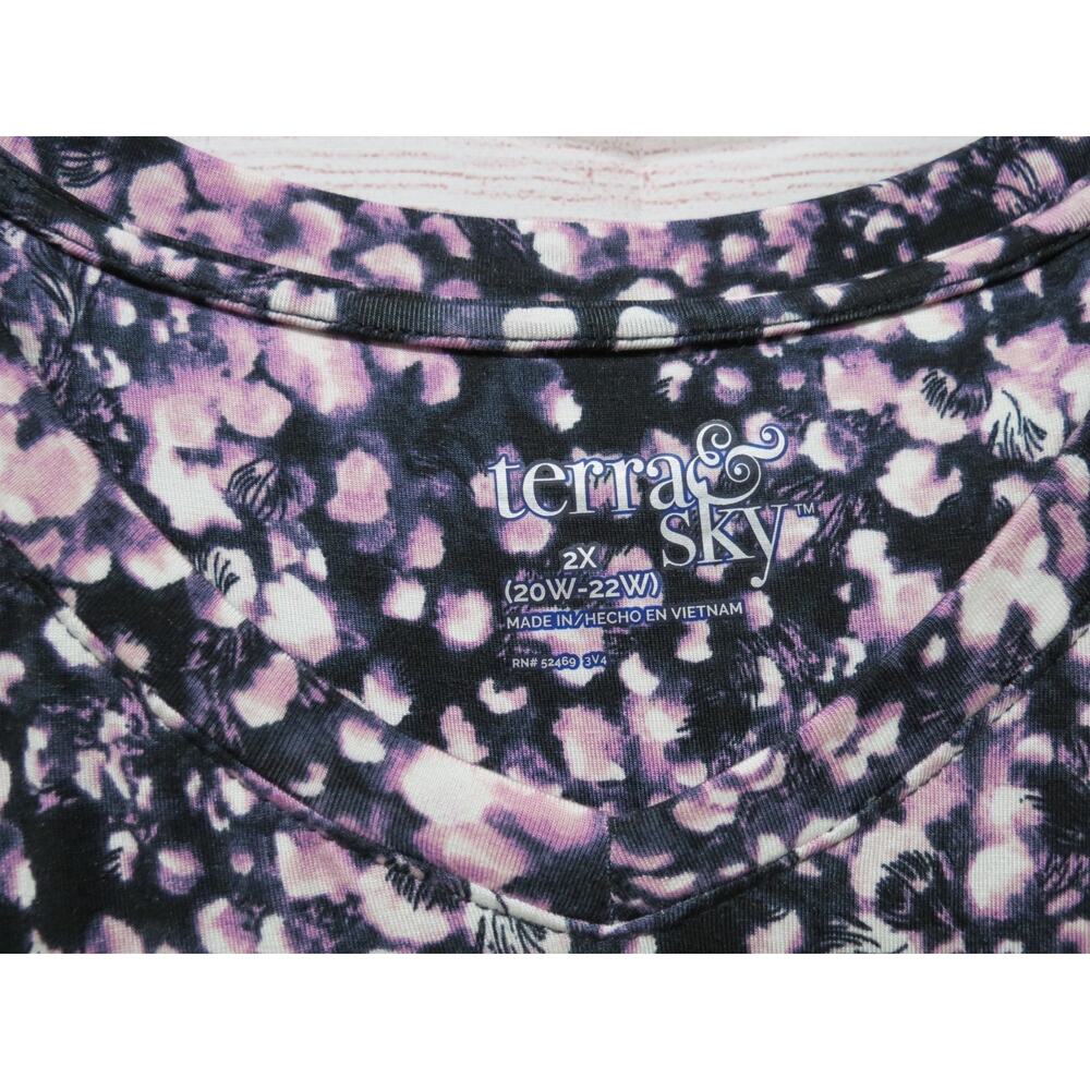 Lot of 6 Plus Size 2X Tops Blouses Jacket d&co Worthington Onque - Picture 12 of 16